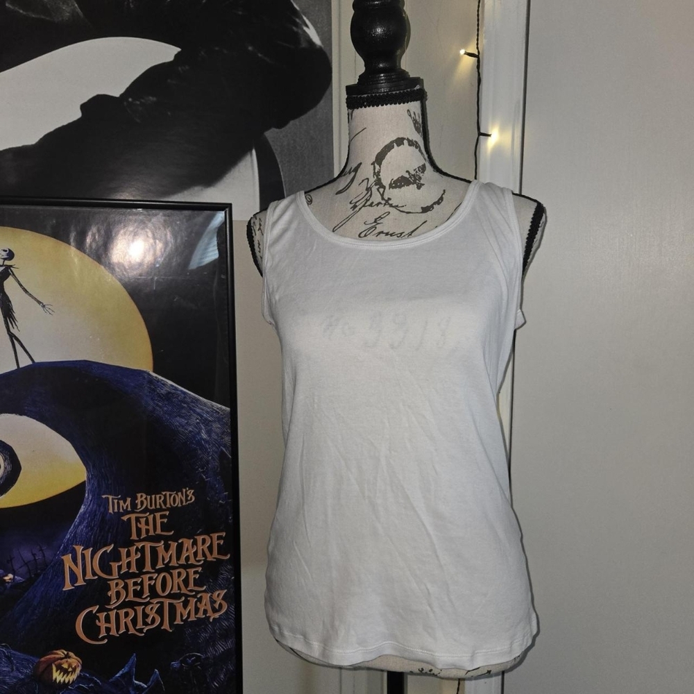 Talbots Classic White Tank Top